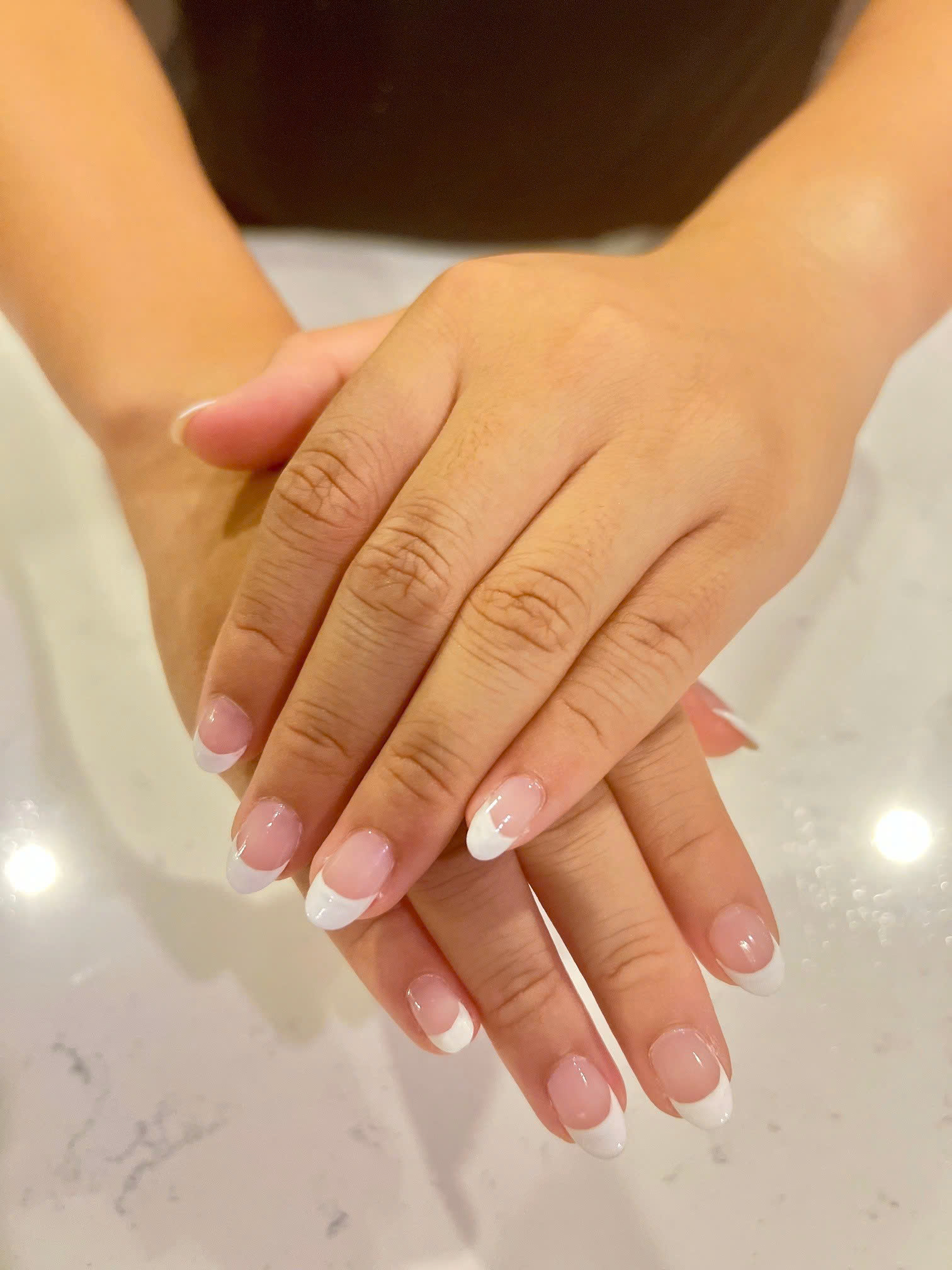 Natural clear coat nails